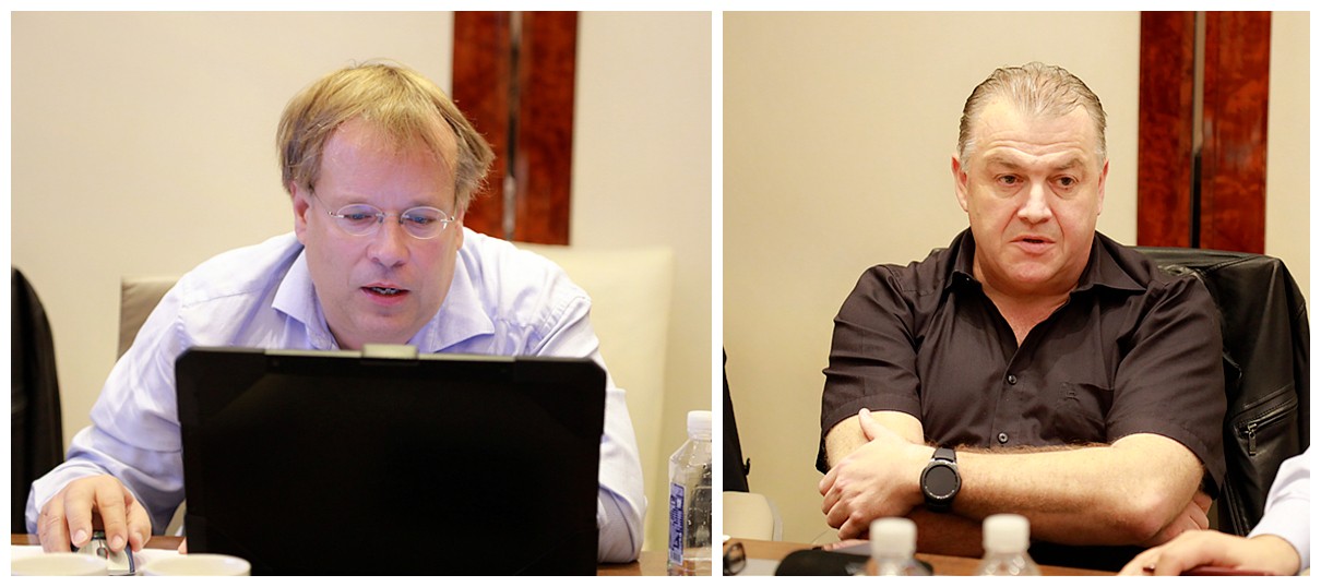 熊良虎赴京调查德国迪芬巴赫公司、ESATPOINT GLOBAL公司生态金年会板材设备工艺