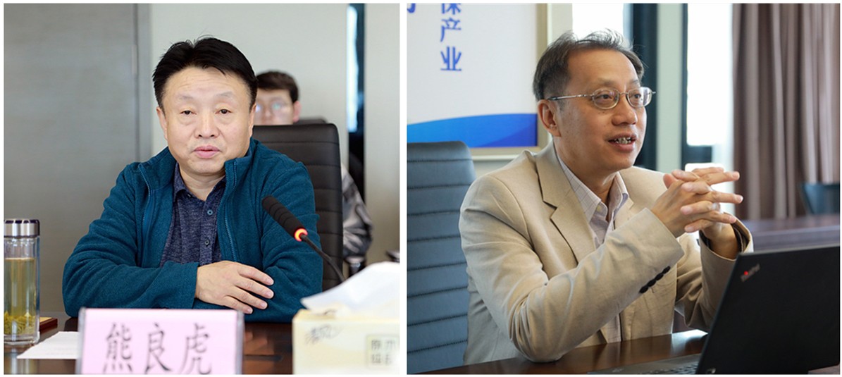 熊良虎会见加拿大工程院院士、圣清金年会股份公司肖惠宁院士工作站掌管人肖惠宁