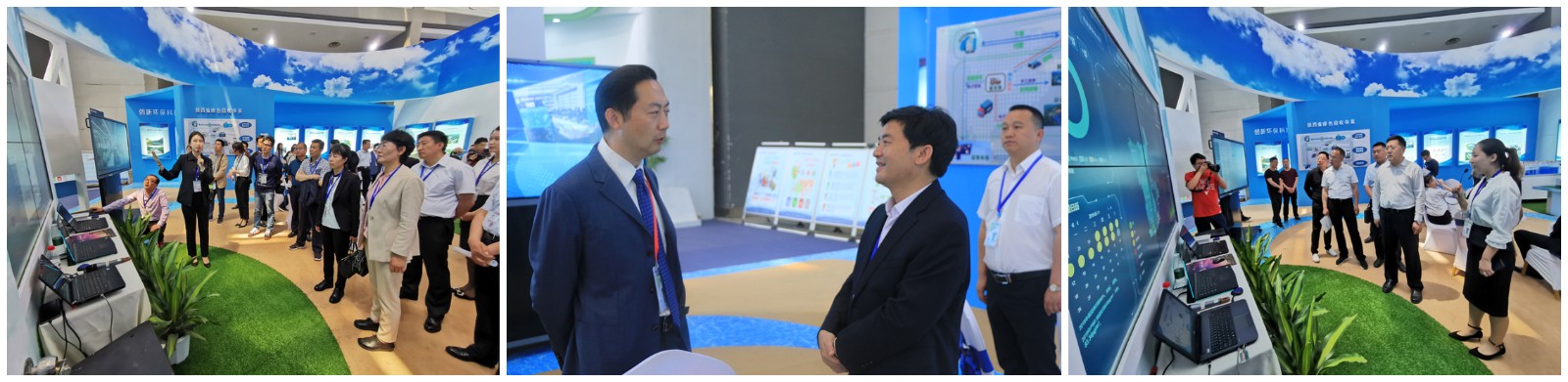 陕西金年会集团携“绿水青山”亮相丝博会｜副省长魏增军参观