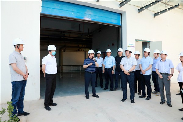 陕西金年会集团复工复产促增长项目观摩会议与会人员走进金年会保隆生态三秦在延在铜项目