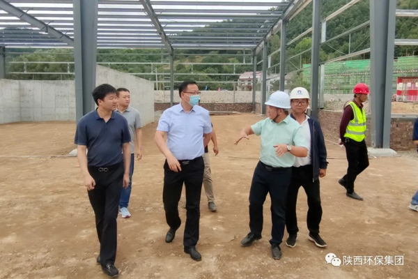 陕西金年会集团辅导到生物科技公司商州项目查抄领导工作