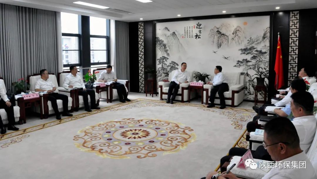 陕西金年会集团与神木市当局座谈互换
